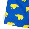Boys Rhino Blue and Yellow Swim Shorts