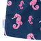 Boys Seahorse Aegean Blue & Pink Swim Shorts