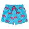 Boys Tiger Sky Blue & Pink Swim Shorts