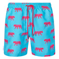 Tiger Sky Blue & Pink Swim Shorts