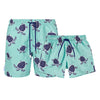Turtle Mint & Navy Recycled Matching Set