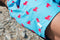 French Bulldog Sky Blue and Pink Swim Shorts