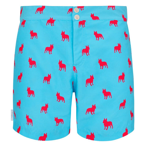 Tailored French Bulldog men's swim shorts trunks swimwear 
