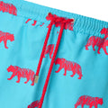 Blue tiger men's swim shorts